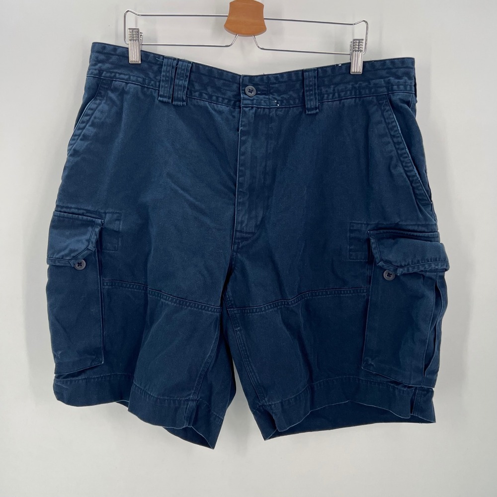 Polo Ralph Lauren Mens Size 40 Navy Blue Classic Polo Chino Cargo Shorts